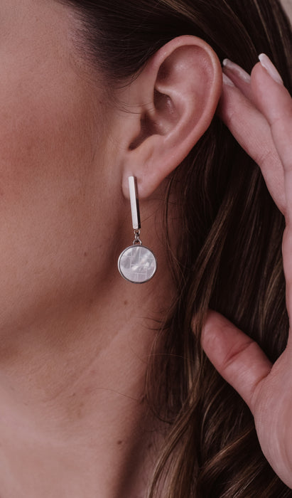 ARETES COLGANTES DE PLATA