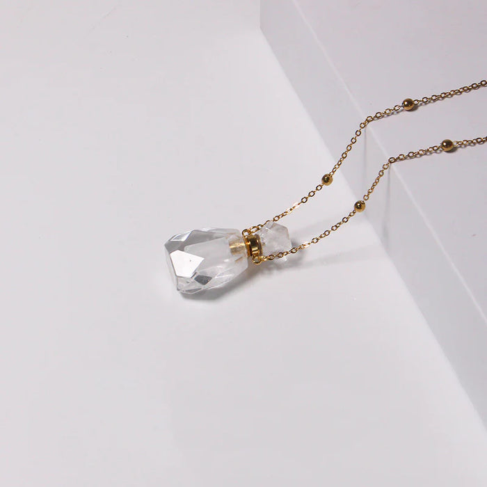 COLLAR DE CUARZO CRISTAL