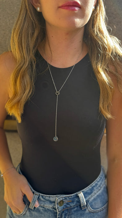 COLLAR LARGO PLATA