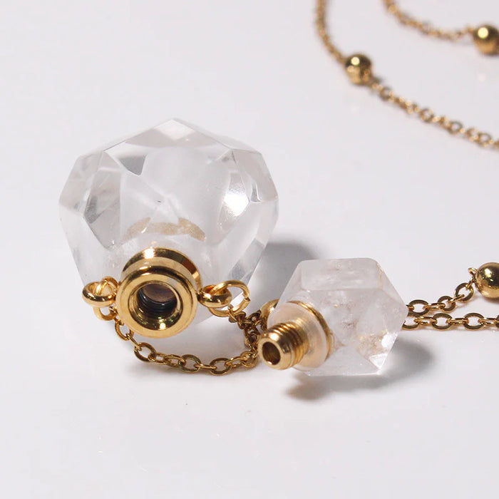 COLLAR DE CUARZO CRISTAL