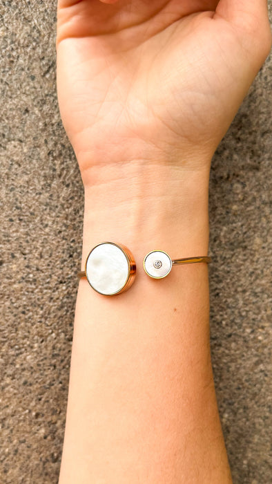 BRAZALETE BURBUJA APERLADA